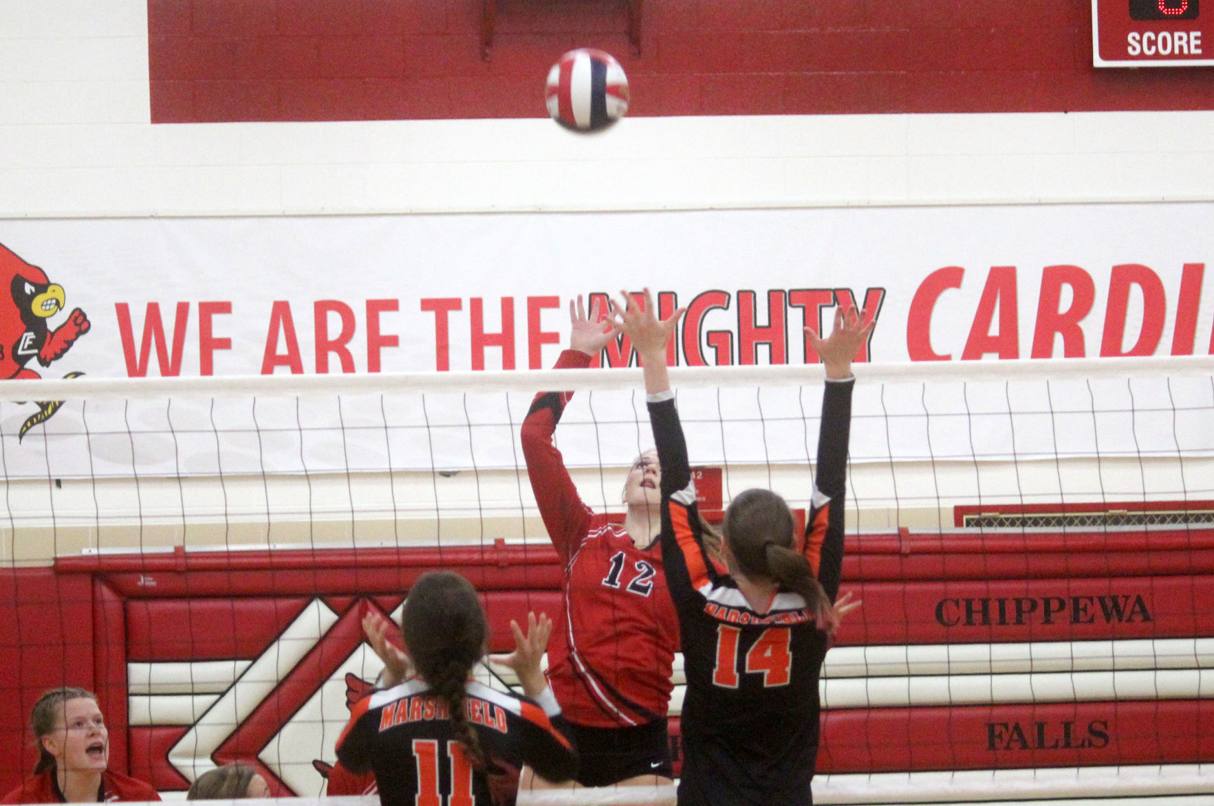 Marshfield at Chi-Hi volleyball 10-18-18